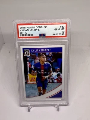2018 Donruss Optic Kylian Mbappe #53 PSA 10 — 第 1/2 张图片