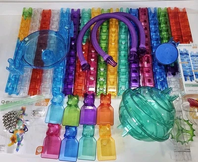 Mindware Q-BA-MAZE 2.0 Ultimate Marble Stunt Tower Full Set Complete + Extra Set - Image 1 of 4