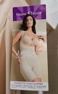 Naomi & Nicole 771 Unbelievable Comfort Step-In Torsette Comfortable Firm 3XL - Picture 1 of 6