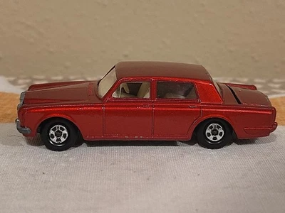 Rolls Royce Vintage Lesney Matchbox Serie Nº 24 Silver Shadow Red Foto 1 de 4