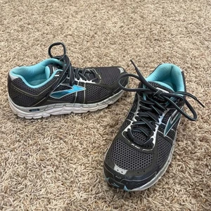 Brooks Addiction 12 Running/Walking Shoes #1201881B062 Gray/Blue Women’s Sz 7 - Picture 1 of 24