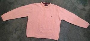 Vintage Chaps Ralph Lauren Herringbone Knit Sweater Mens Adult Large Tan/beige  - Picture 1 of 4