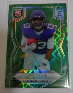 2025 Panini Donruss Elite #123 Tai Felton (RC) Green Explosion /999 Vikings - Bild 1 von 4