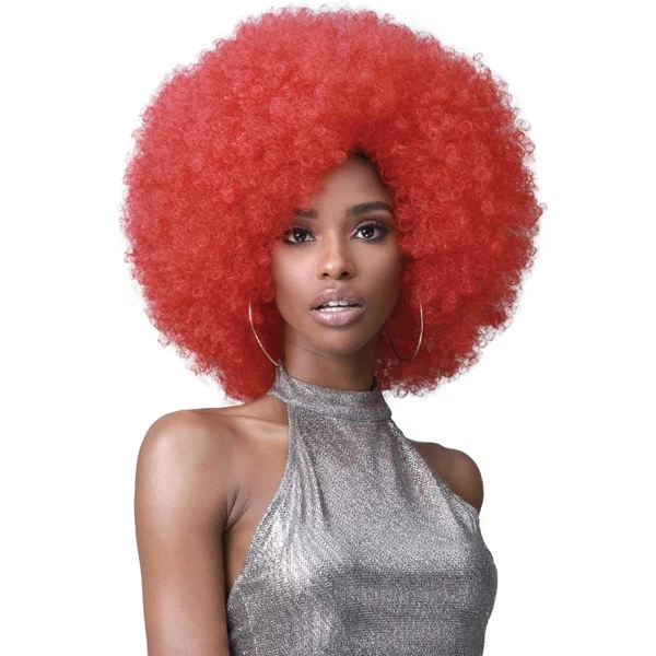 BIG Afro Red Synthetic Wig By BOBBI BOSS. - Image 1 of 1