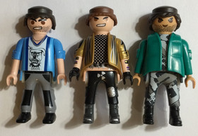 Playmobil,LOT OF 3 MALE FIGURES,BAD GUYS,NEW