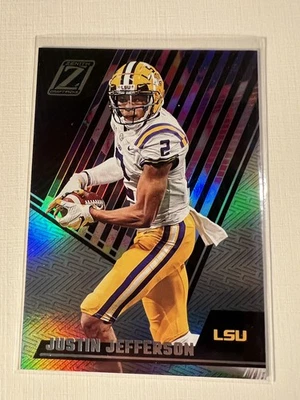 2023 Panini Chronicles Draft Picks - Zenith #19  - Justin Jefferson Vikings - Image 1 of 2