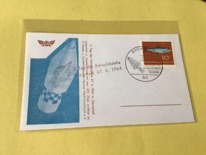 Germany 1964 Cosmic Space Rockets Astro philatelic stamps cover Ref 53533 - Picture 1 of 2