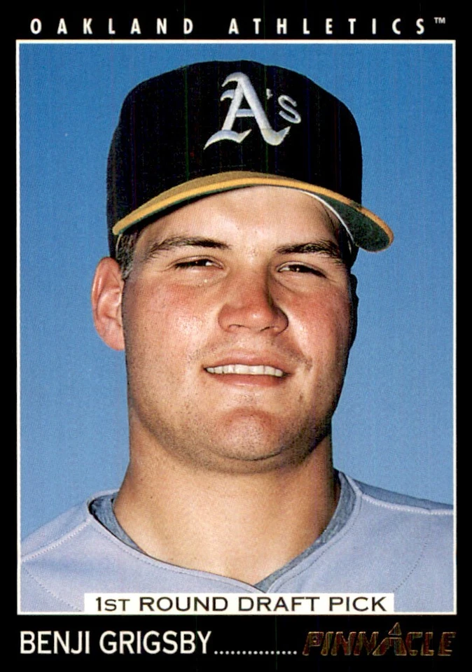 1993 Pinnacle Benji Grigsby RC Oakland Athletics #463 - Image 1 of 2