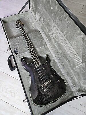 ESP LTD H1001 Deluxe Electric Guitar Black QM With Offical Hardcase Korean 