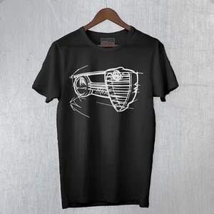 T-Shirt Maglietta Inspired Alfa Romeo Gt Junior Scalino Mascherina Digital Art - Imagen 1 de 11
