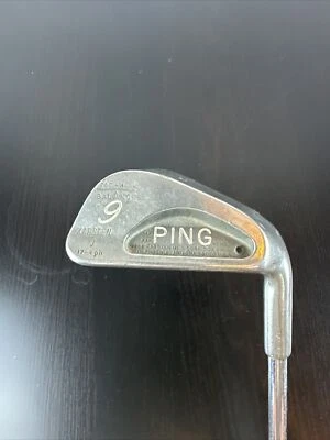 Ping Karsten I 9 Iron, Single Iron, Blue Dot, Men's, RH, Steel Shaft, Used - Image 1 of 4