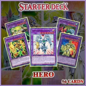 JADEN HERO DECK 56 | Elemental Clayman Flame Wingman Mariner Avian Fusion YuGiOh - Picture 1 of 2