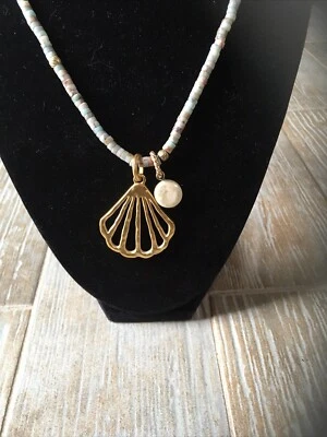 Collar ajustable Brighton Calypso concha dorada/perla/turquesa  Foto 1 de 4