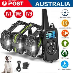 AU Anti-Bark Electric Shock Dog Pet Training E-Collar Obedience Remote Control - Picture 1 of 16