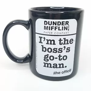 The Office Dunder Mifflin Paper Company Kaffeebecher Tasse schwarz Go To Man - Bild 1 von 7