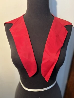 Cuello extraíble rojo vintage Foto 1 de 4