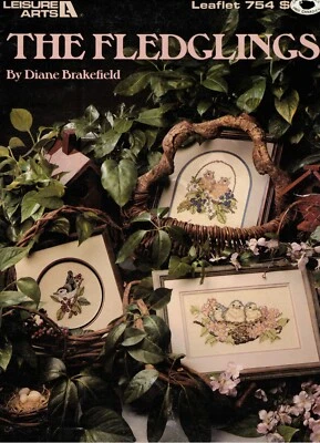 The Fledglings Baby Birds Counted Cross Stitch Patterns Project By Leisure Arts - Image 1 of 2