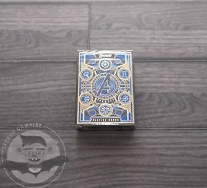 1 DECK Avengers Playing Cards Blue Marvel Studios Theory11 Official Card Deck - Picture 1 of 6