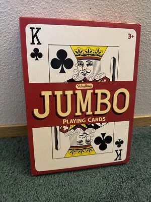 THE BIG DEAL 52 + 2 Jokers Jumbo Oversized Giant Playing Cards 8"x11" 3+ New! - Image 1 of 4
