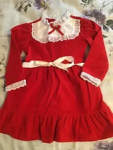 Vtg Sears Disney Red Winnie The Pooh Girls Dress USA Made Sz 5 Fits 41-44” - Picture 1 of 3