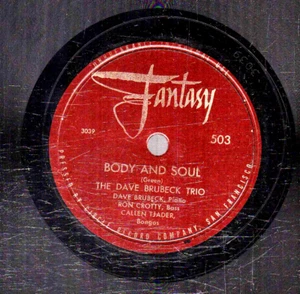 116jz.  Dave Brubeck Trio - Body and Soul & Let's Fall in Love - Picture 1 of 1