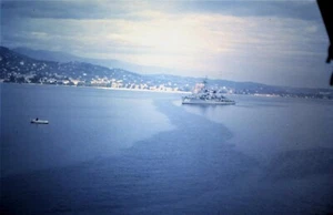 1950's Slide, USS Charles H. Roan (DD-853) Destroyer Ship, Gulftown - France - Picture 1 of 1