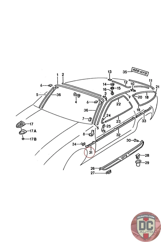 Guardabarros izquierdo Porsche 928 1992-1995 92855903703G2X 79813 Foto 1 de 1
