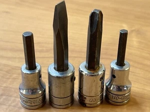 Snap-on 4pc Phillips / Flat Screwdriver and Hex Bit Socket Set USA - Bild 1 von 11