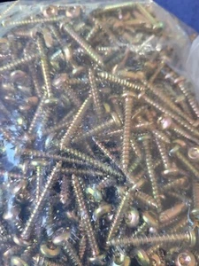Electro Plated Sheet Metal screws. #6 OR #8 x 1 1/4" torx pan head bulk, 500 pcs - Picture 1 of 6