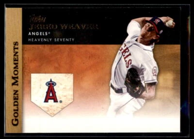 2012 Topps S1 Golden Moments Jered Weaver #GM-17 Los Angeles Angels - Image 1 of 2