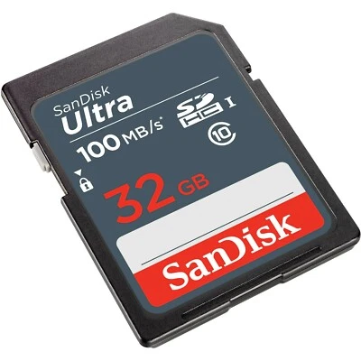 SanDisk Ultra 32 GB SDHC SDXC SD Class 10 100MB/s 32GB Memory Card - Image 1 of 2