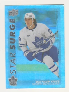 2023-24 Upper Deck STAR SURGE #SS-15 MATTHEW KNIES RC Rookie Toronto Maple Leafs - Picture 1 of 2