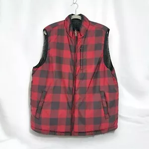 Weatherproof Buffalo Check Fleece Lined Vest, Men's Size XL Gorpcore Fall Winter - Picture 1 of 8