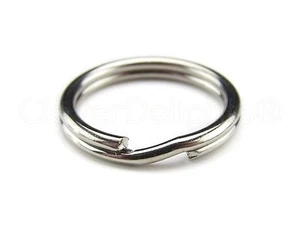 500 Pack - 9/16" Key Rings - Small Split Key Ring - Strong Key Chain Ring 15mm - Picture 1 of 1