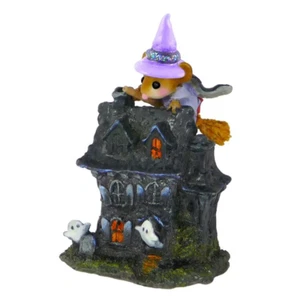 Wee Forest Folk WEE WITCHY'S HAUNT, TM-7, Ratón de Halloween, Serie Tiny Mice - Imagen 1 de 1