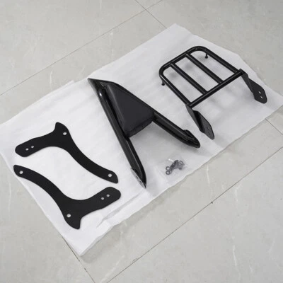 Portaequipajes Sissy Bar con respaldo personalizado para Yamaha V Star 1100 Dragstar XVS 1100 Foto 1 de 4