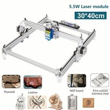 5.5W CNC Laser Engraving Machine Kit DIY Cutter Engraver Desktop Printer 30*40cm