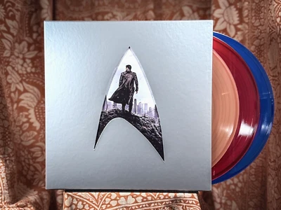 UNPLAYED Star Trek Into Darkness RED YELLOW BLUE vinyl Michael Giacchino 3LP OST - Image 1 of 4