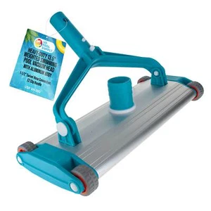 U.S. Pool Supply Heavy-Dut Weighted Swimming Pool Vacuum Head with Aluminum Body - Picture 1 of 5