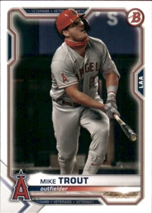 2021 Bowman #17 Mike Trout - Picture 1 of 2