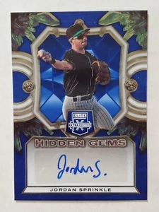 JORDAN SPRINKLE 2023 Elite Edición Extra GEMAS OCULTAS AUTOMÁTICO #HG-JSP Medias Blancas B - Imagen 1 de 1