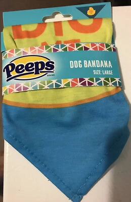 GRANDE L Peeps CHICKS DIG ME Bandana para Perro Bandana Talla Nueva Pascua Foto 1 de 4