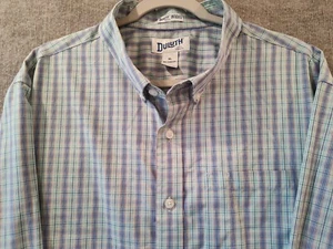 Duluth Trading Herren Relaxed Fit Langarm Untucked Button Down Hemd Gr. XL - Bild 1 von 11