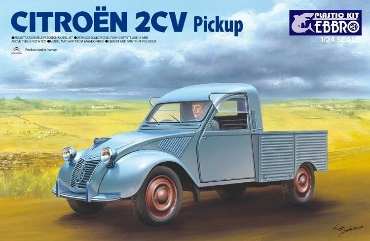 Ebbro 1 24 CITROEN 2cv Trasportatore/500025004
