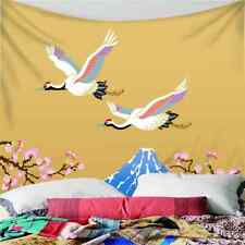 Flying Birds In The Sky 3D Wall Hang Cloth Tapestry Fabric Decorations Decor