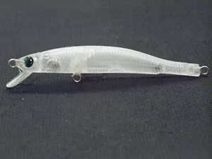 wLure 10 Señuelo de Pesca Pececito en Blanco Cuerpo Sin Pintar Señuelo Ajustado Bamboleo UPM662 - Imagen 1 de 6