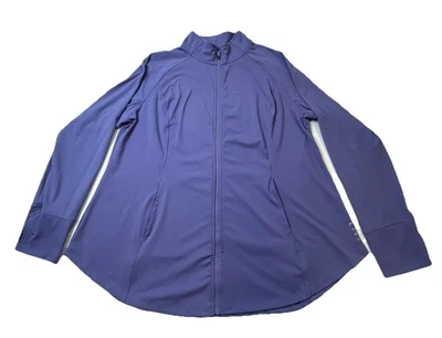 LIVI by Lane Bryant Womens 22/24 Purple Full Zip Athletic Jacket Stretch - Image 1 of 4