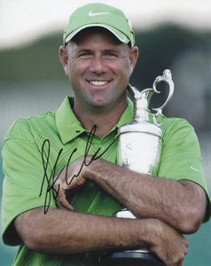 STEWART CINK SIGNED AUTOGRAPH 8X10 PHOTO - 2009 BRITISH THE OPEN CHAMPION, FLAG - Picture 1 of 2