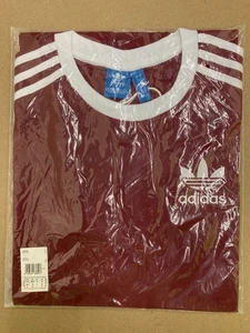 Adidas Originals Men’s 3-Stripes Tees Crew Neck Short Sleeve T-Shirt Meron S New - Picture 1 of 2