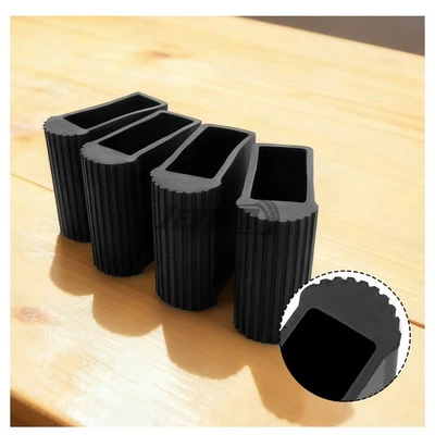 JERBOR Leiterfüße 50x22mm für Traverse Außenschuh Ersatzschuh Ersatzteil Gummifüße